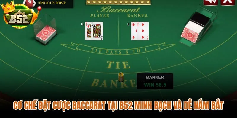 Cơ chế ba cửa minh bạch tại baccarat online B52