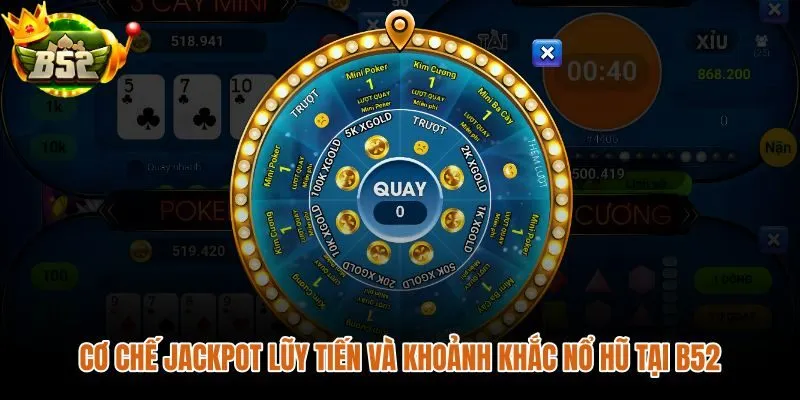 Quay hũ trực tuyến với jackpot lũy tiến và khoảnh khắc nổ hũ hồi hộp