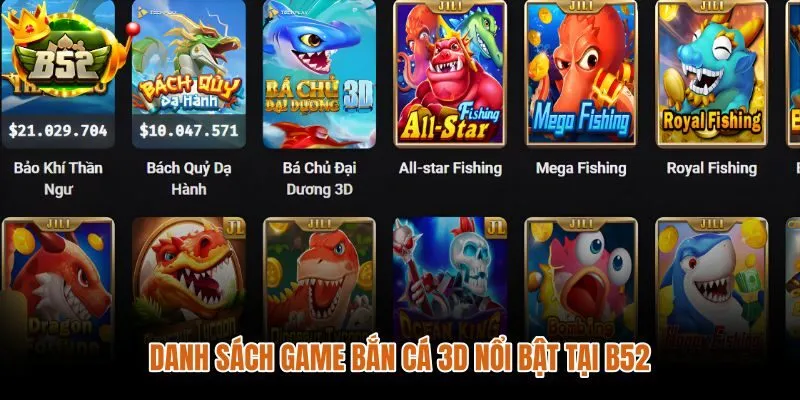 Danh sách game bắn cá 3D nổi bật và tiêu chí chọn trò phù hợp