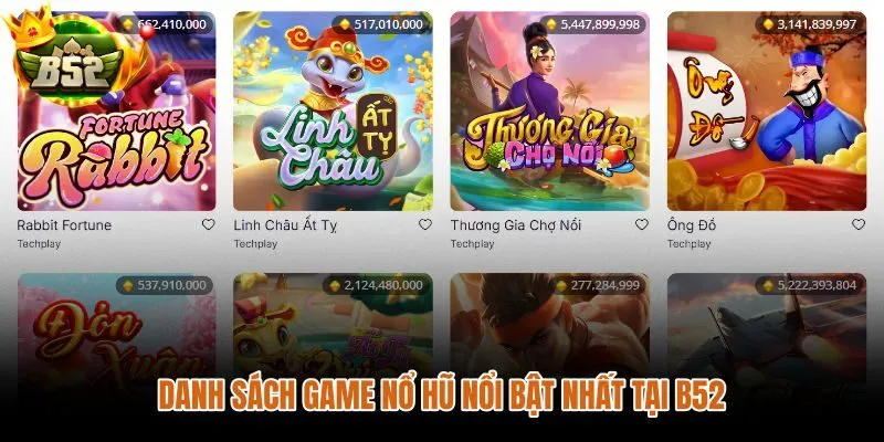 Danh sách nổ hũ phân loại theo chủ đề và kiểu trả giải